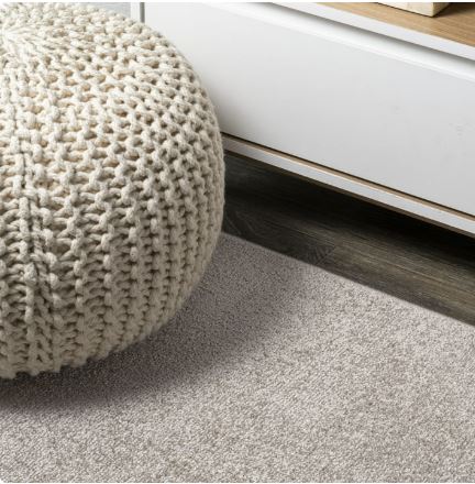 JONATHAN Y SUPERSOFT 6' Round Area Rug, Haze - Beige, SEU100G-6R