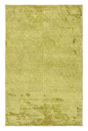 5' x 8' Rectangular Olive Green & Sage Green Distressed Solid Modern Area Rug featuring a softly faded textured surface with subtle green tonal variations.