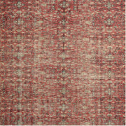 8' Square Light Copper Gold Traditional Persian Rug product view showcasing the classic Persian-inspired motifs with a vintage-style faded finish.