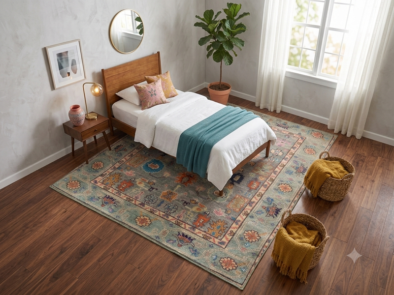 6' x 6' Square Area Rug