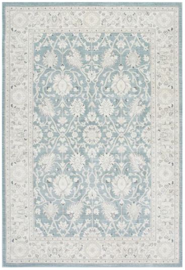 nuLOOM Wharton 3 x 5 Blue Indoor Border Vintage Area Rug