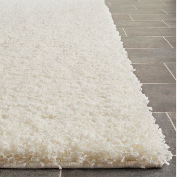 Size 5'3"X7'6" Color Ivory Rayan Solid Loomed Rug - Safavieh