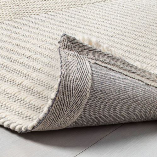 Size 5' x 7' Color Jet Gray Hand Made Woven Area Rug