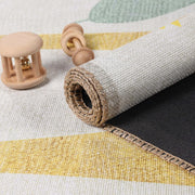 4' x 6' Ivory Animal Safari Indoor Area Rug by SUPERIOR