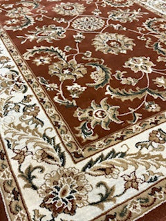 2x6 Red & Gold Runner Rug