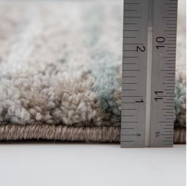 Shoreline Multi 8 ft. x 10 ft. Striped Area Rug