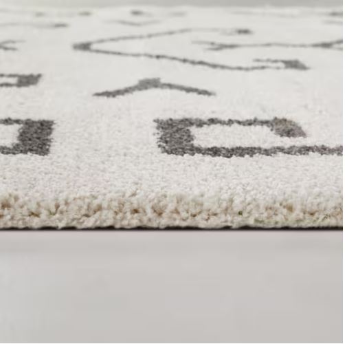 8 ft. x 10 ft. Elina Dark Grey Moroccan Area Rug