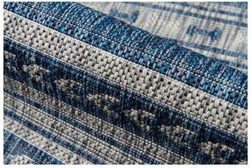 7 ft. 10 in. x 10 ft. 10 in. Tuscany Blue Indoor/Outdoor Area Rug