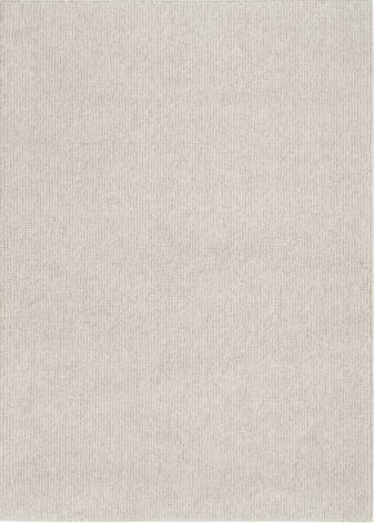 8' x 10' Natural Texture Ivory Beige Area Rug