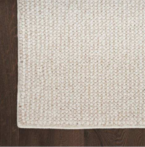 8' x 10' Natural Texture Ivory Beige Area Rug