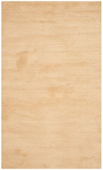 4'X6' Beige Mandy Solid Tufted Rug - Safavieh