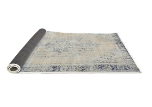 7' x 9' Dark Gray Traditional Persian Area Rug