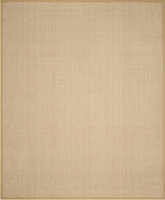 8'X10' Natural/Beige Rosalinda Geometric Accent Rug - Safavieh