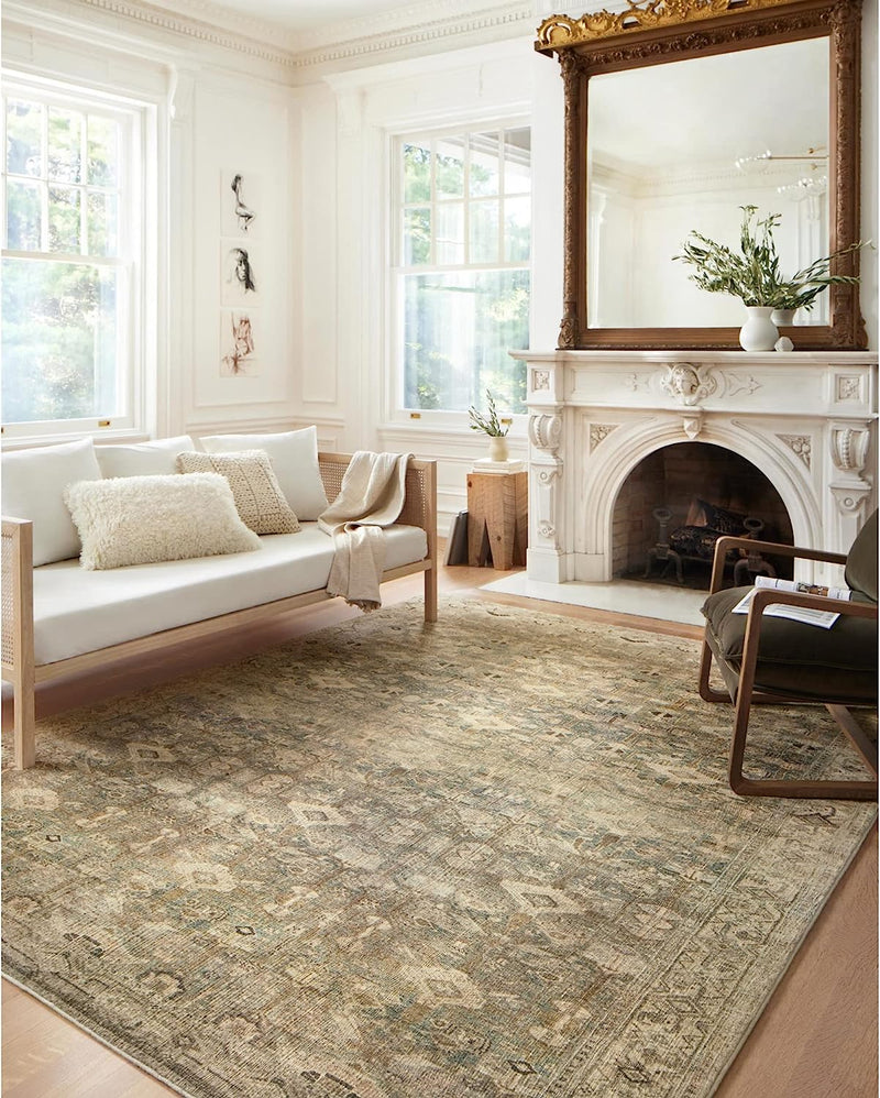 Loloi II Margot Collection Antique/Forest 2'-3" x 3'-9" Accent Rug feat. CloudPile