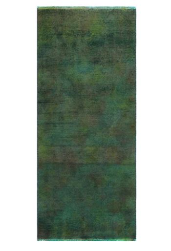 2'7" X 5'11" VINTAGE ALDORA DRK. GREY/CHARCOAL RUNNER RUG