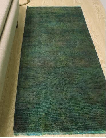 2'7" X 5'11" VINTAGE ALDORA DRK. GREY/CHARCOAL RUNNER RUG