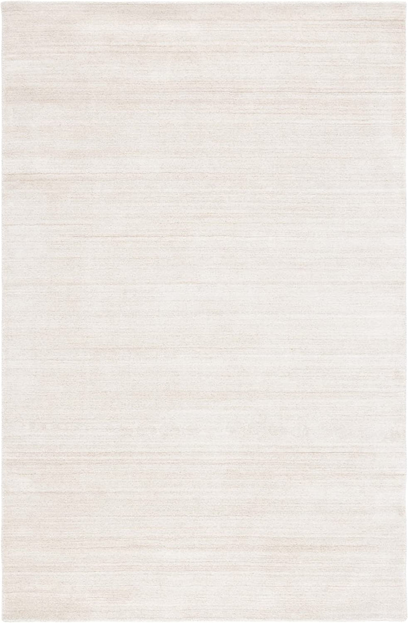 3' x 5' Beige Handmade Modern Wool & Viscose Accent Rug By SAFAVIEH