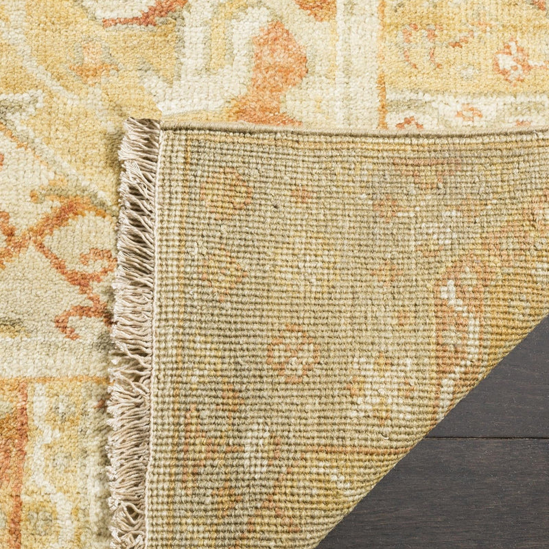 6' x 9', Gold & Brown, Hand-Knotted Traditional Oriental Wool, SAFAVIEH Area Rug