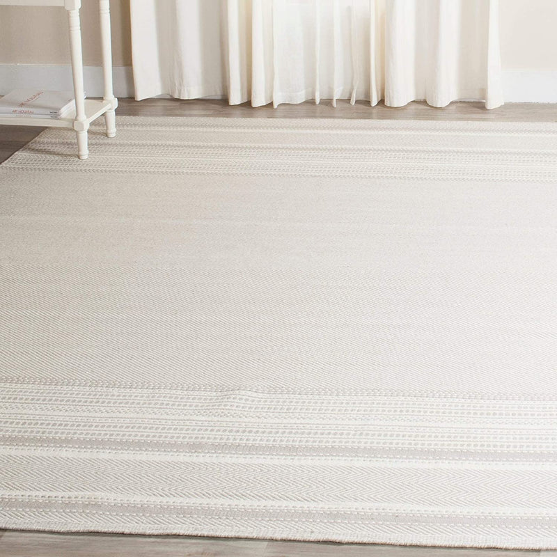 6' x 9' Grey/Ivory Handmade Flatweave Wool Kilim Collection Area Rug SAFAVIEH