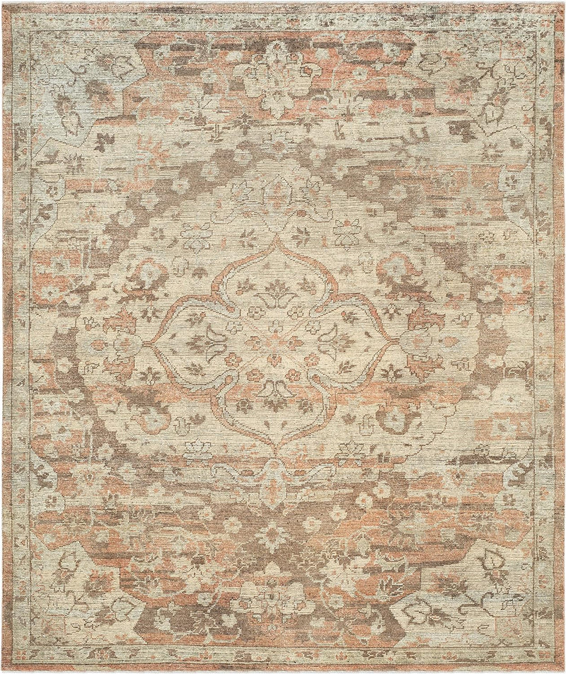 6' x 9', Gold & Rose, Hand-Knotted Traditional New Zealand Wool, SAFAVIEH Area Rug