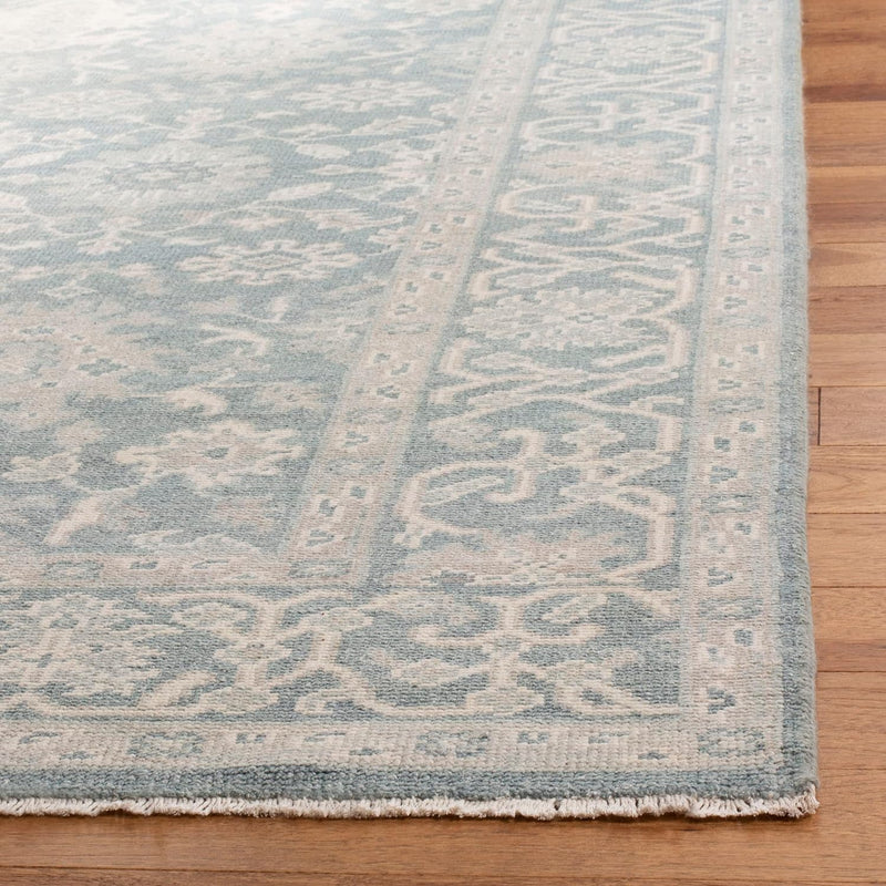 Safavieh Oushak Collection Area Rug - 6' x 9', Blue, Hand-Knotted Traditional Oriental Wool,