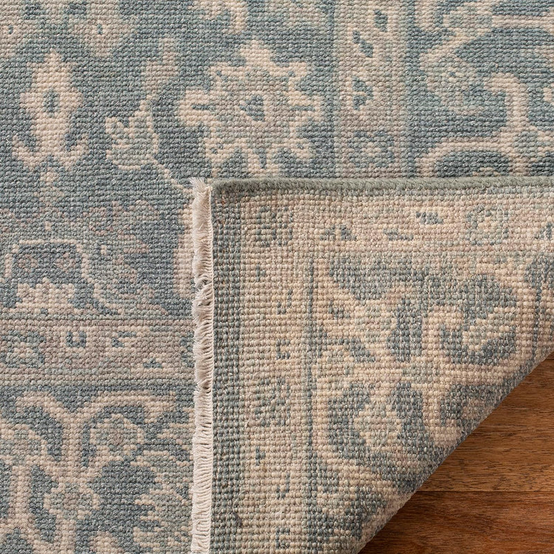 Safavieh Oushak Collection Area Rug - 6' x 9', Blue, Hand-Knotted Traditional Oriental Wool,