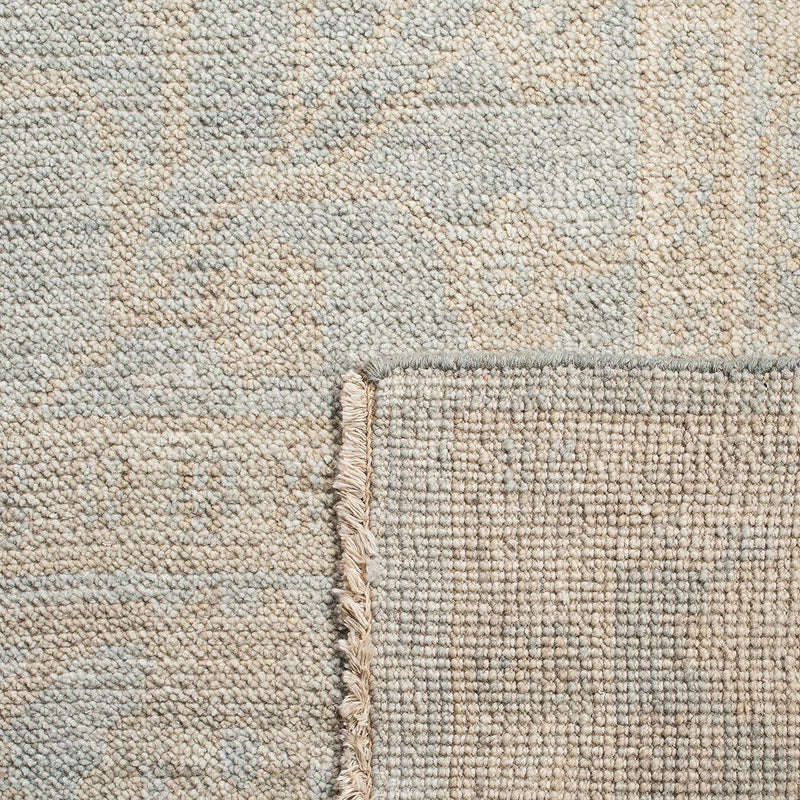 6' x 9', Light Blue & Ivory, Hand-Knotted Traditional New Zealand Wool, SAFAVIEH Area Rug