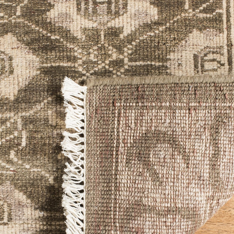 6' x 9', Brown, Hand-Knotted Traditional Oriental Wool, SAFAVIEH Area Rug