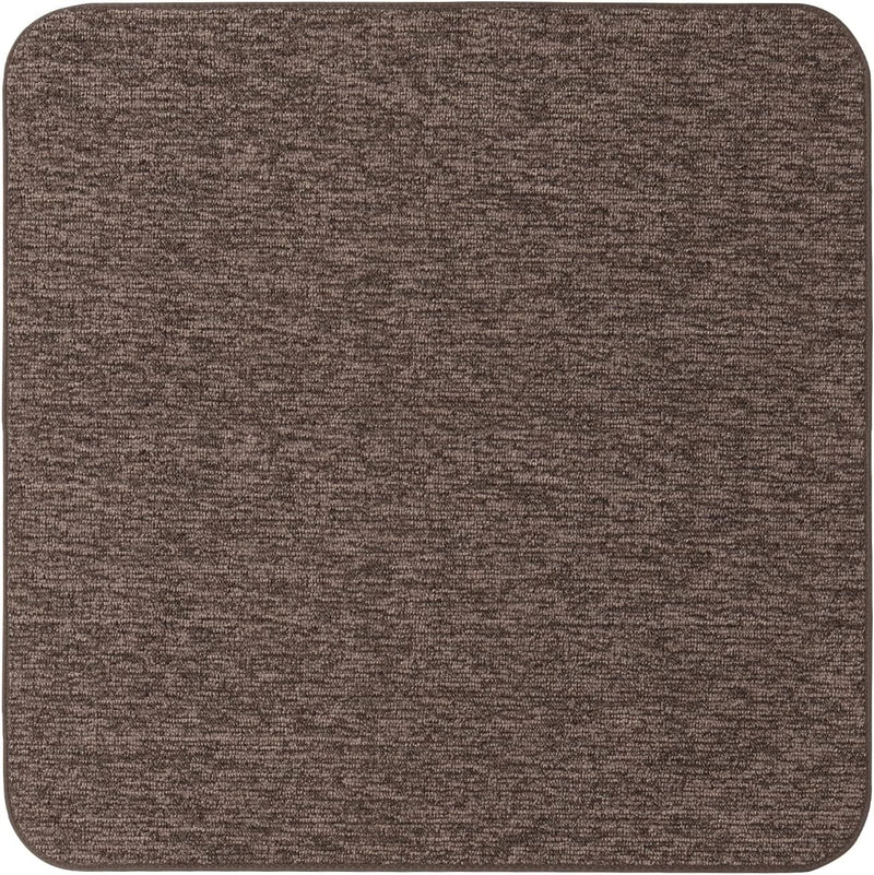 4 Feet X 4 Feet Pebble Gray - House, Home and More Skid-Resistant Carpet Indoor Area Rug Floor Mat