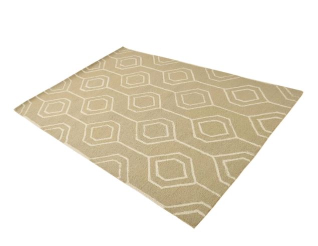 5' 2 x 7' 6 Hand Made Hand TurtedLuna Area Rug