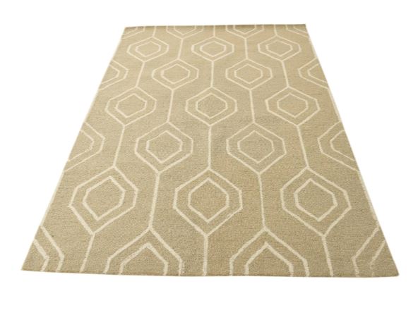 5' 2 x 7' 6 Hand Made Hand TurtedLuna Area Rug