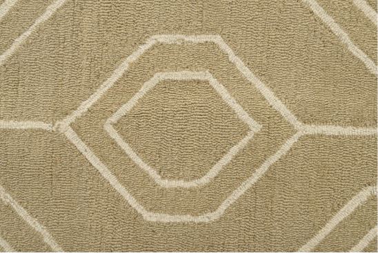 5' 2 x 7' 6 Hand Made Hand TurtedLuna Area Rug