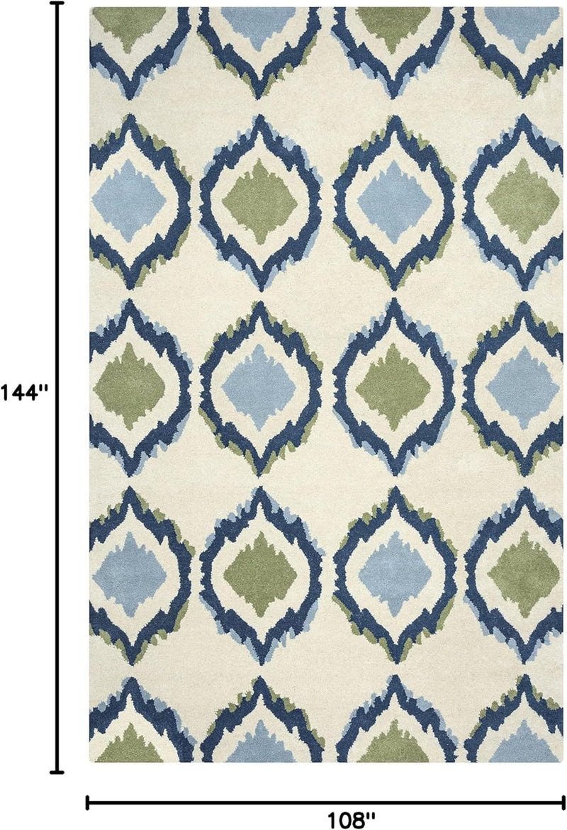 5' x 8' Ivory Handmade Bradberry Downs Collection Hand-Tufted Area Rug by Rizzy Home