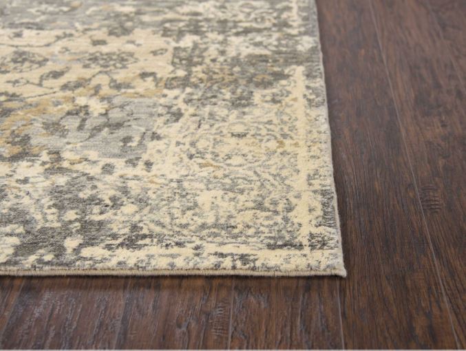 5'x8' Handmade Beige Rizzy Home Gossamer Wool Area Rug