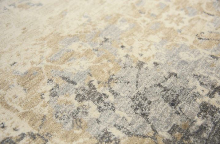 5'x8' Handmade Beige Rizzy Home Gossamer Wool Area Rug