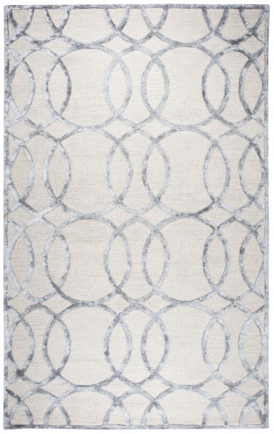 5' x 8' Handmade Cream Area Rug by Rizzy Monroe