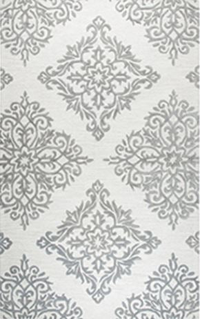 5' x 8' Handmade Brown Opulent Area Rug Natural Scrolls Leaves Rectangle by Rizzy Rugs