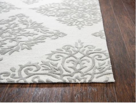5' x 8' Handmade Brown Opulent Area Rug Natural Scrolls Leaves Rectangle by Rizzy Rugs