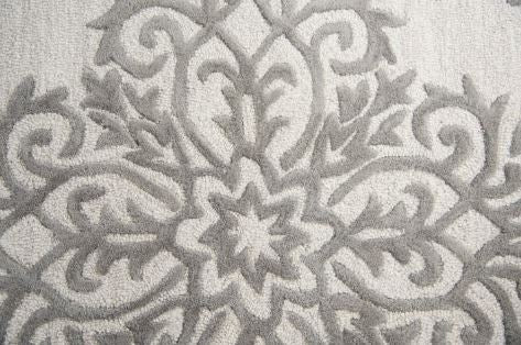 5' x 8' Handmade Brown Opulent Area Rug Natural Scrolls Leaves Rectangle by Rizzy Rugs