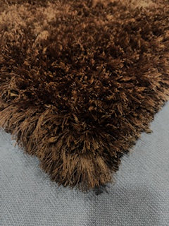 5' x 7' Brown Area Rug