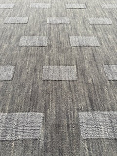 5' x 7' Handmade Gray Area Rug