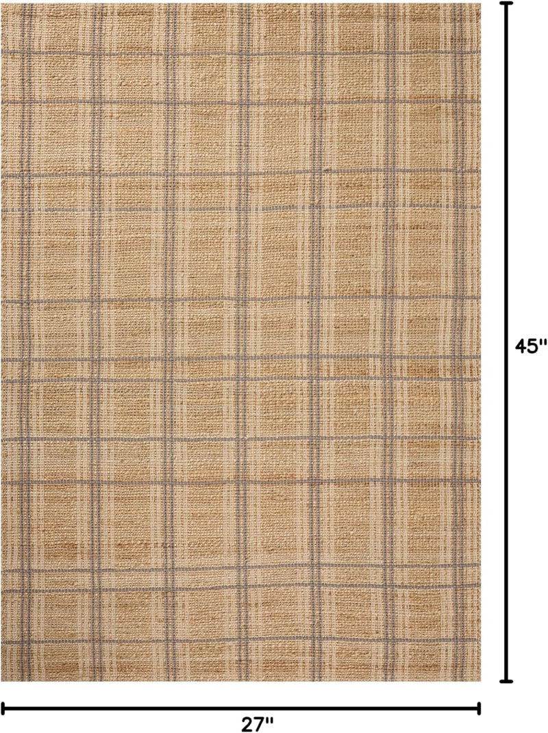 2'-3" x 3'-9" Natural/Stone Accent Rug by Loloi Chris Loves Julia Judy Collection JUD-02