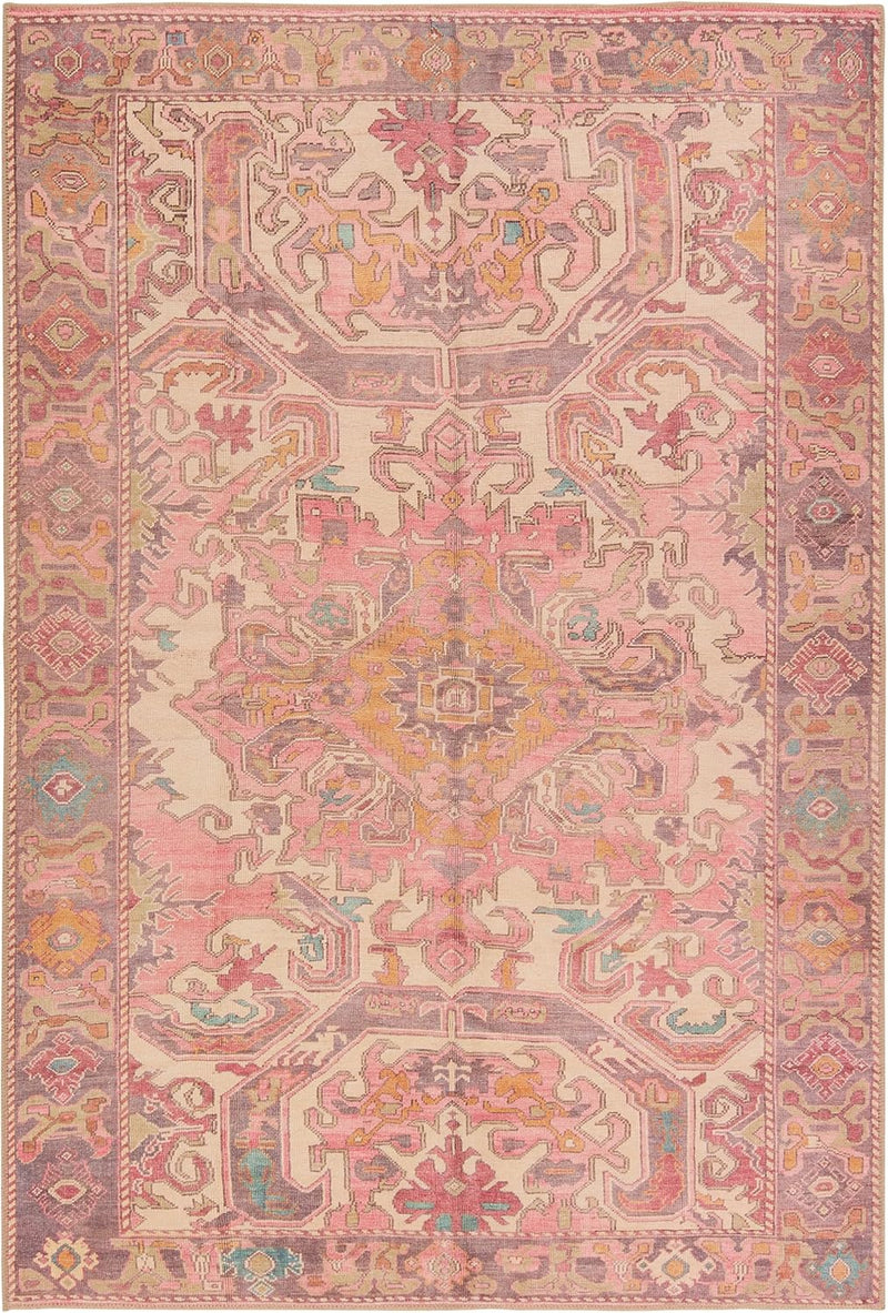 5x8 Pink Purple Boho Vintage Living Room Rug by Jaipur Living