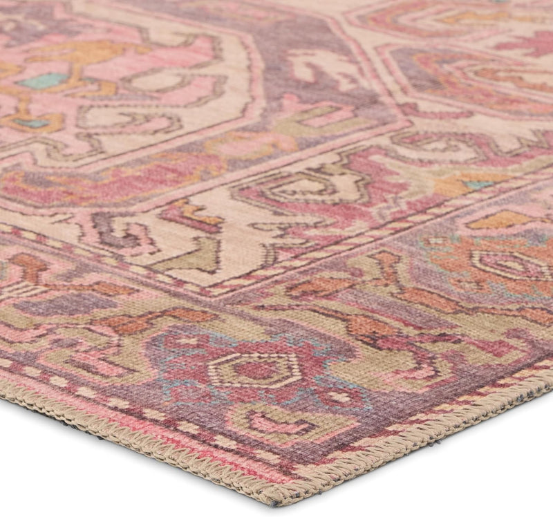 5x8 Pink Purple Boho Vintage Living Room Rug by Jaipur Living