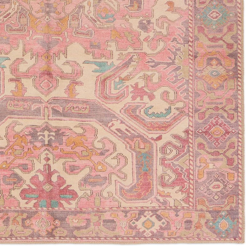 5x8 Pink Purple Boho Vintage Living Room Rug by Jaipur Living