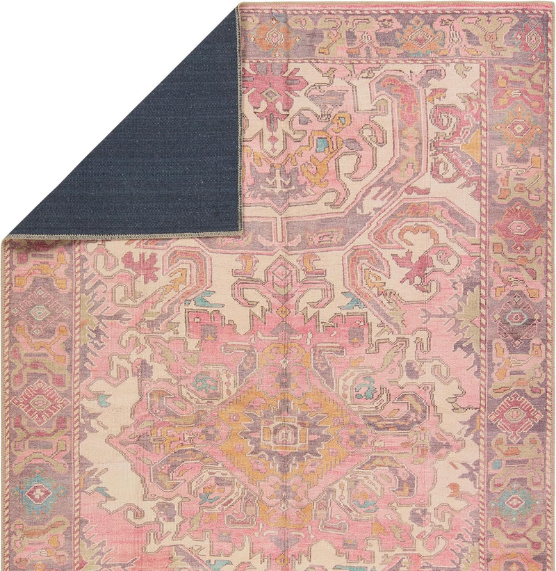 5x8 Pink Purple Boho Vintage Living Room Rug by Jaipur Living