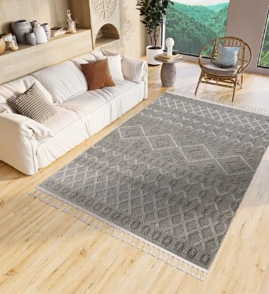 5x7 Brown Art Carpet Artbella Area Rug Collection