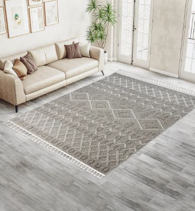 5x7 Brown Art Carpet Artbella Area Rug Collection