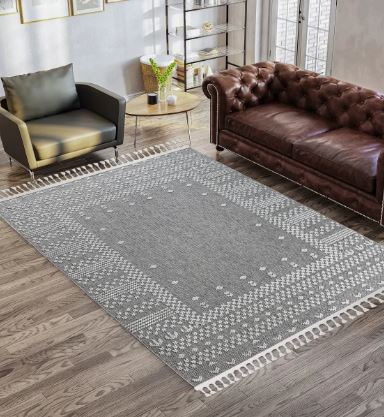 5x7 Gray Art Carpet Artbella Area Rug Collection