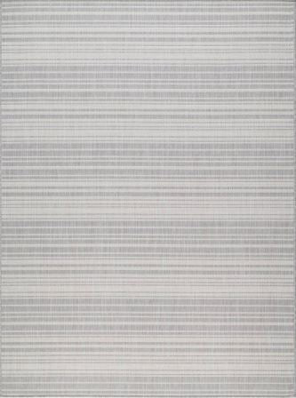 8' x 10' Beige Striped Indoor-Outdoor Rug, Outside Carpet for Patio, Deck, Porch Beverly Rug